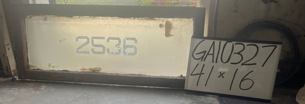 Frosted Glass Transom, "2536" - GA10327