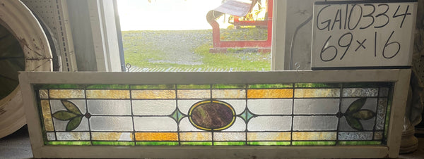 Stained Glass Transom Window GA10334