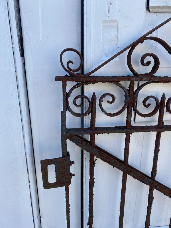 Antique Iron Gate GS20202 - 33 3/4" wide x 37 1/2" tall