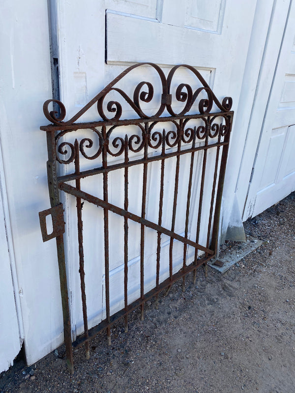 Antique Iron Gate GS20202 - 33 3/4" wide x 37 1/2" tall