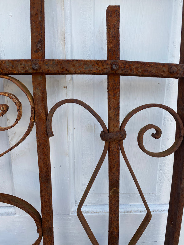 Antique Iron Gate GS20209 - 26" wide x 55 1/2" tall