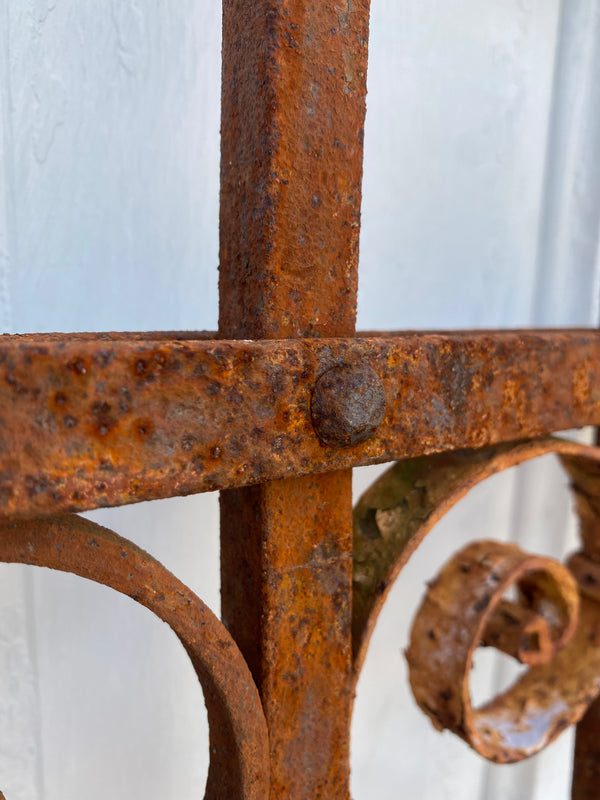 Antique Iron Gate GS20209 - 26" wide x 55 1/2" tall