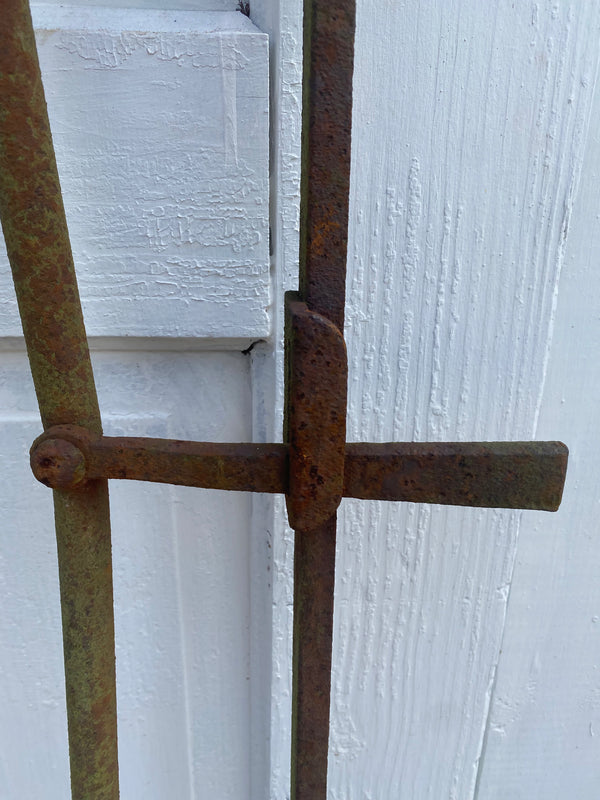Antique Iron Gate GS20210 - 34 3/4" wide x 38 1/2" tall