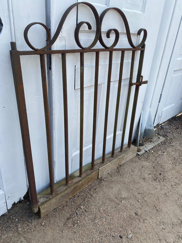 Antique Iron Gate GS20210 - 34 3/4" wide x 38 1/2" tall