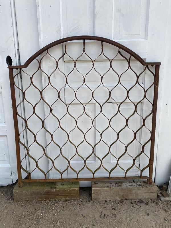 Antique Iron Gate GS20218 - 37 1/2" wide x 39 3/4" tall