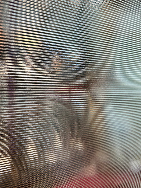 Striated Clear Glass Window Pane GA20172