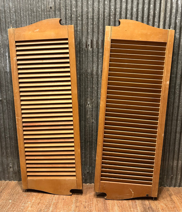Louvred Swinging Saloon Double Doors GA20175