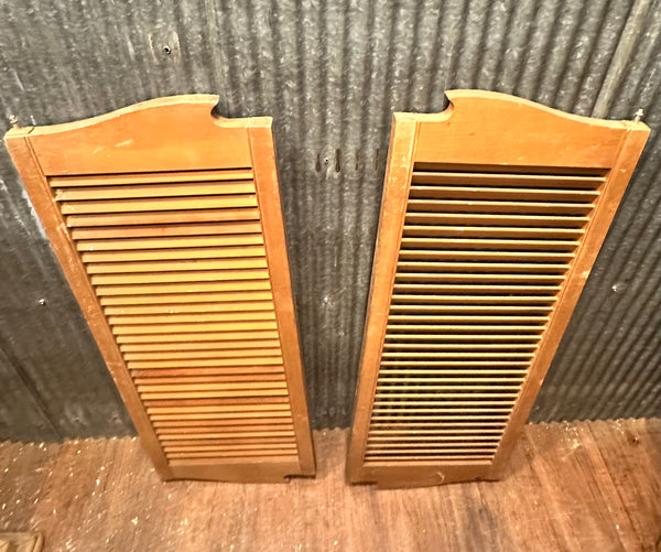 Louvred Swinging Saloon Double Doors GA20175