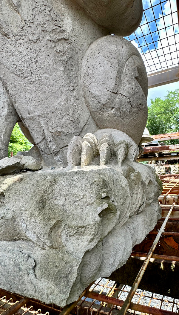 Lion Concrete Garden Statue Pair GA20188