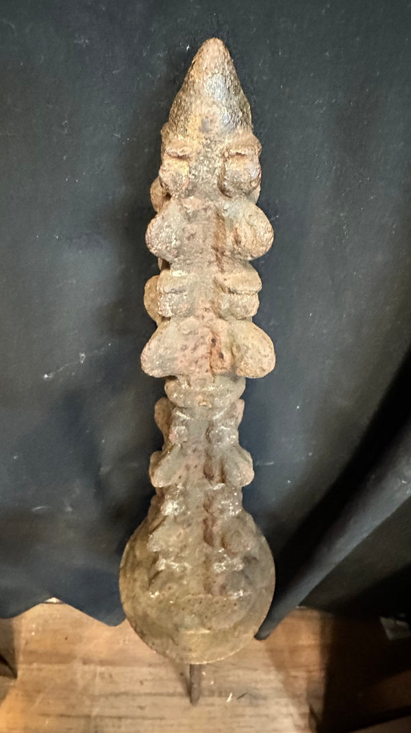 Late 1800s Cast Iron Gotham Style Finial Post GA20189