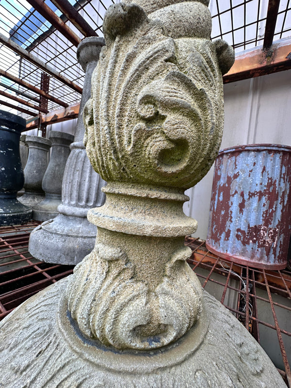 Unique Stones  Concrete Bird Bath Pedestal GA20190