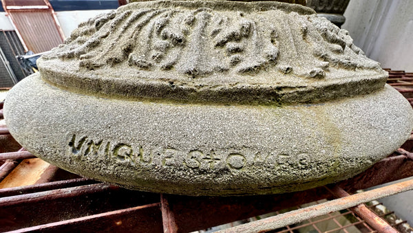 Unique Stones  Concrete Bird Bath Pedestal GA20190