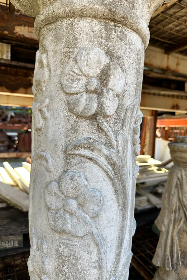 Concrete Floral Design Pedestal GA20203