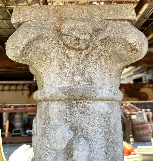 Concrete Floral Design Pedestal GA20203