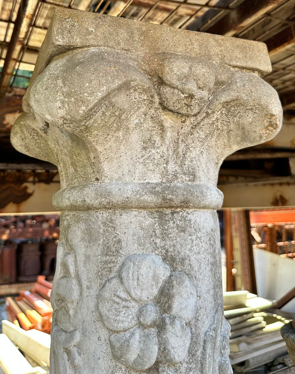 Concrete Floral Design Pedestal GA20203