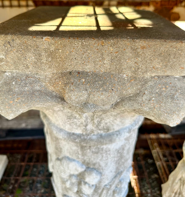 Concrete Floral Design Pedestal GA20203