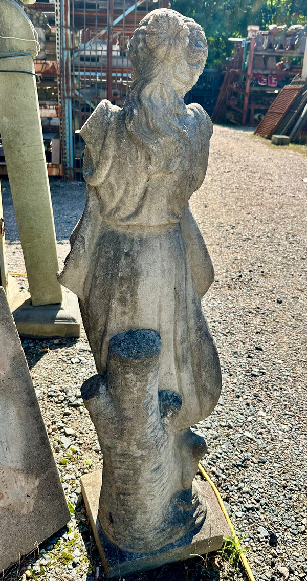 Neo-Classical Style Concrete Statue of Woman Figure GA20209