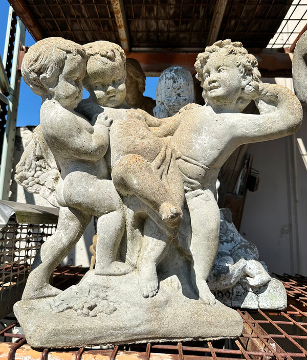 Concrete Cherub Garden Statue GA20212