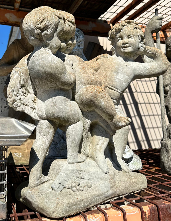 Concrete Cherub Garden Statue GA20212