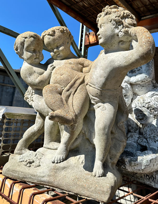 Concrete Cherub Garden Statue GA20212
