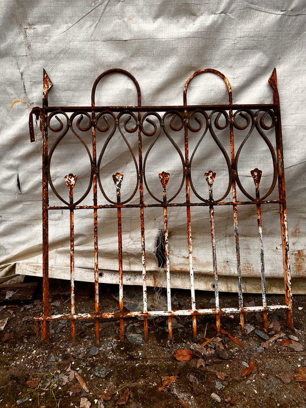WROUGHT IRON SHORT FENCE GATE GA11001