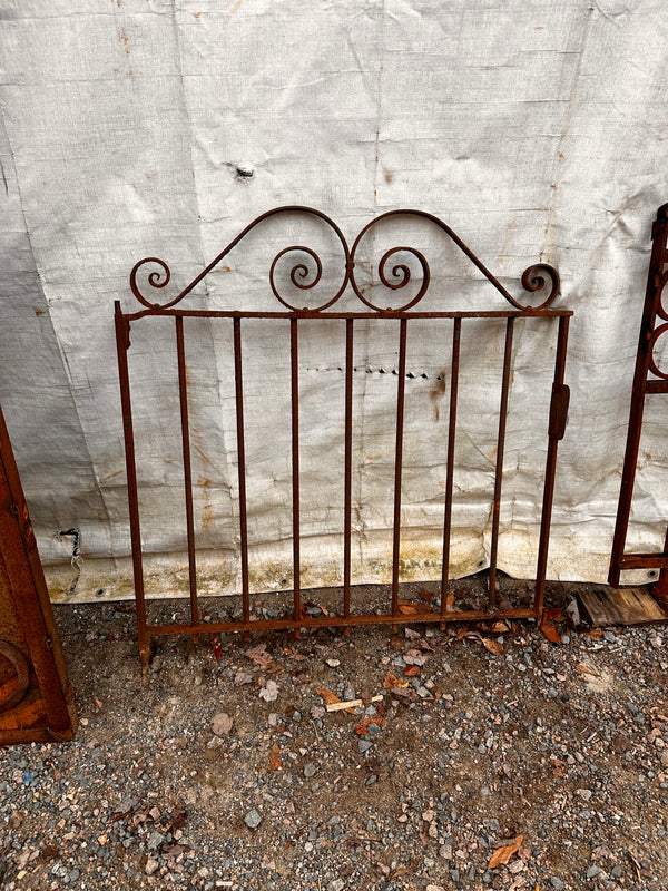 WROUGHT IRON SHORT GARDEN FENCE GATE GA11013