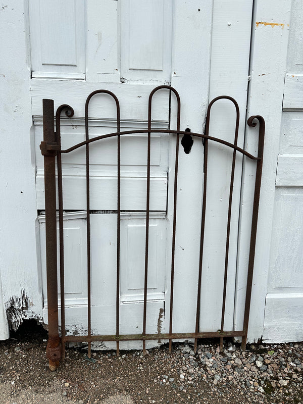 Antique Iron Hairpin Garden Gate GA20243