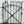Load image into Gallery viewer, Antique Iron Hairpin Garden Gate w/ Flower Medallion GA20252
