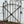 Load image into Gallery viewer, Antique Iron Hairpin Garden Gate w/ Flower Medallion GA20252
