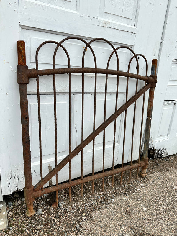 Antique Iron Hairpin Garden Gate GA20255