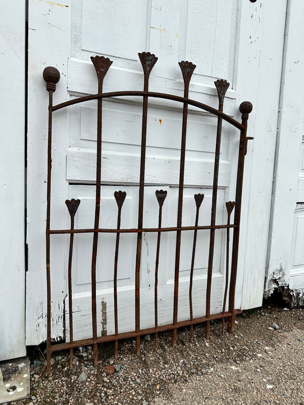 Antique Iron Arched Top Garden Gate GA20257