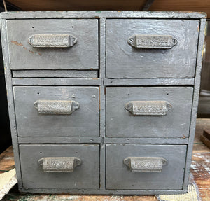 Antique Painted Table Top Desk Organizer GA20274