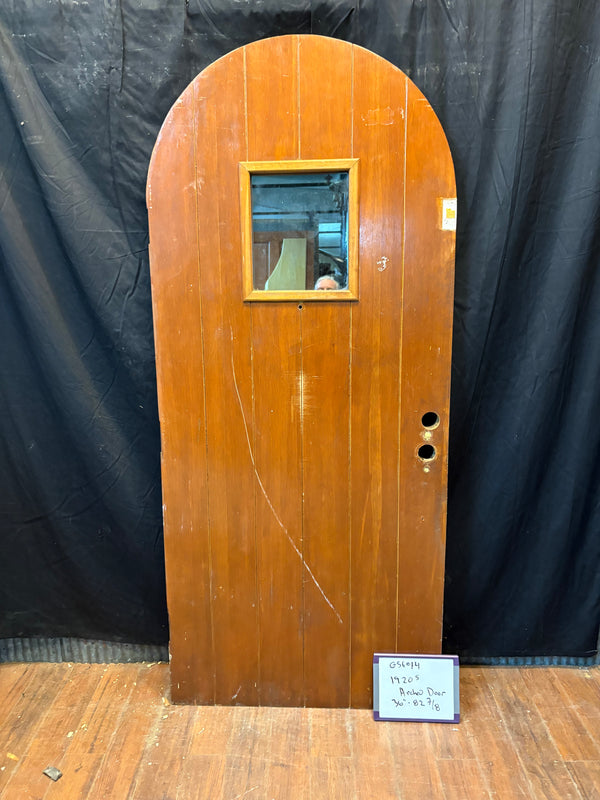1920s Arched 1-Lite Door GS6014