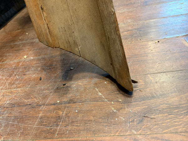 Late 1700's Hand Carved 2-Piece Wooden Rain Gutter GS6023