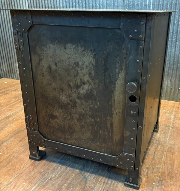 19th Century Restored Industrial Hand-Riveted Machinist Cabinet GS00506