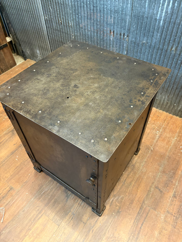 19th Century Restored Industrial Hand-Riveted Machinist Cabinet GS00506