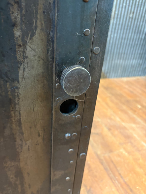 19th Century Restored Industrial Hand-Riveted Machinist Cabinet GS00506