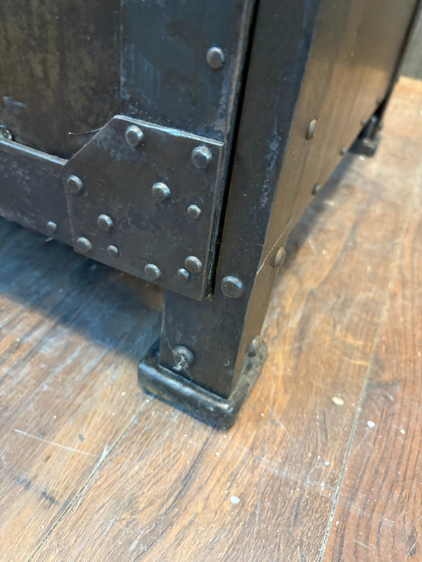 19th Century Restored Industrial Hand-Riveted Machinist Cabinet GS00506
