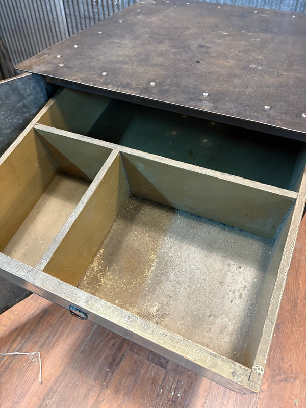 19th Century Restored Industrial Hand-Riveted Machinist Cabinet GS00506