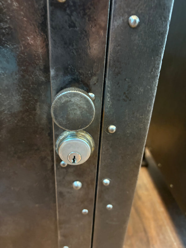 Pair of Restored Hand-Riveted Machinist Cabinets GS6029