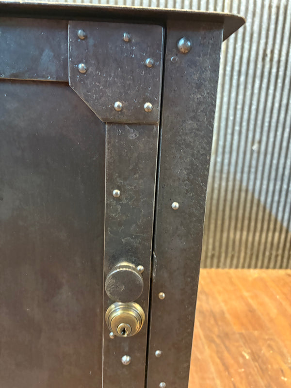 Pair of Restored Hand-Riveted Machinist Cabinets GS6029