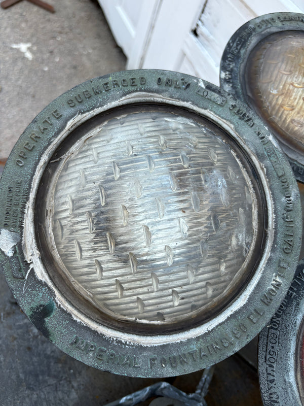 1930s Bronze Submersible Fountain Lights GS6034