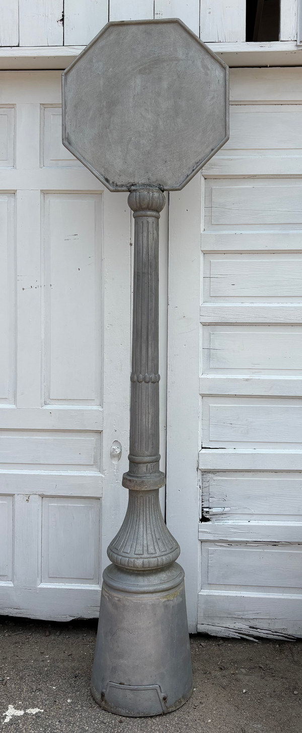 One Piece Cast Aluminum 98" Tall Sign GS6035