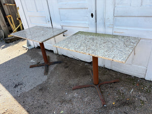 Pair of Granite Top Bistro Tables GS6038