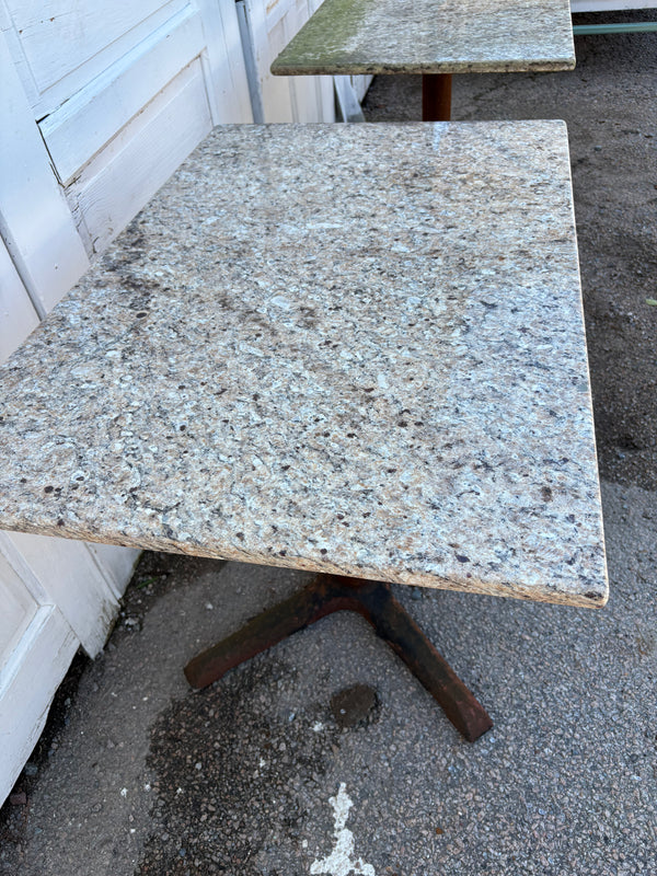 Pair of Granite Top Bistro Tables GS6038