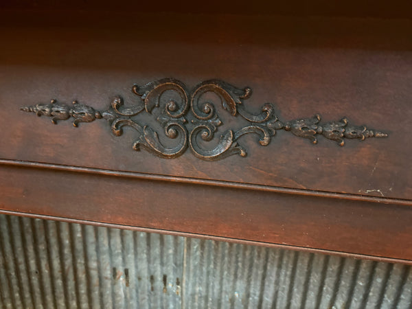 Fireplace Mantel w/ Veneer Finish & Carved Embellishments GS6046