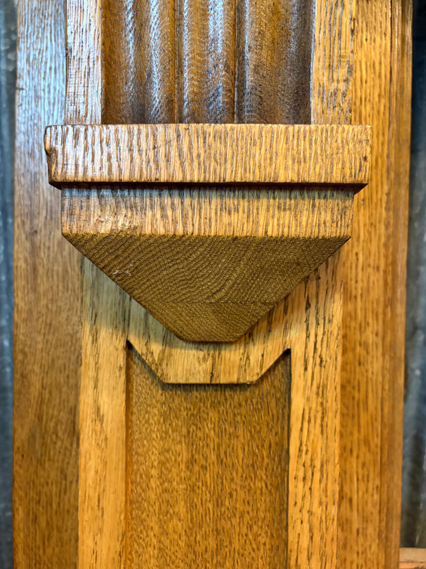 Salvaged Oak Fireplace Mantel from Lodge in Poconos, NY GS6049