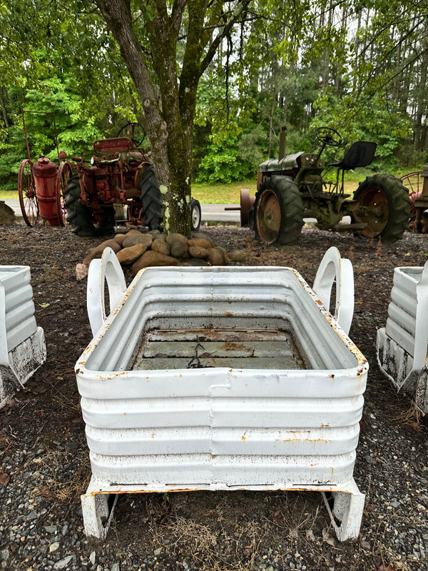 Reclaimed Painted Steel Factory Bins GA20126