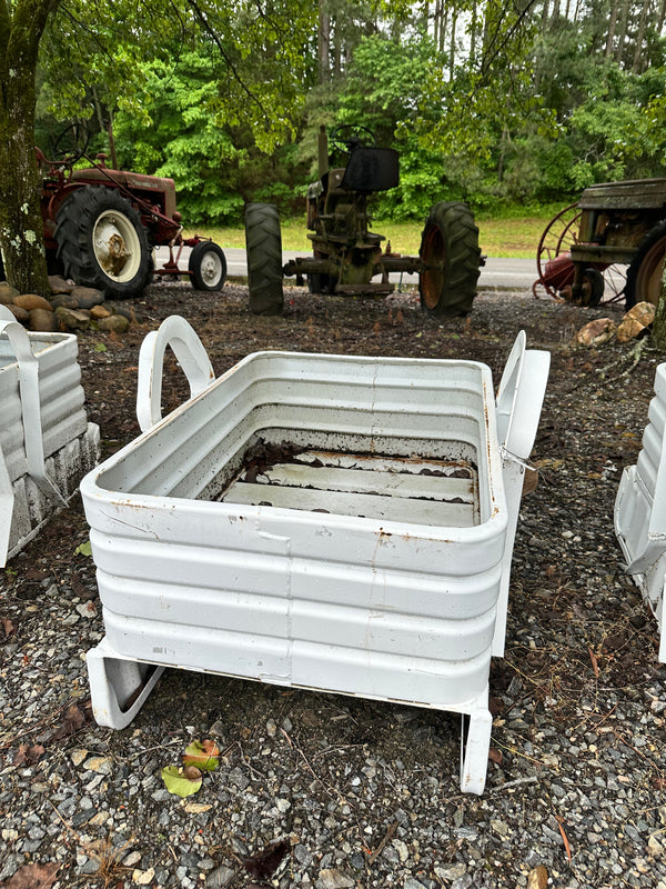 Reclaimed Painted Steel Factory Bins GA20126