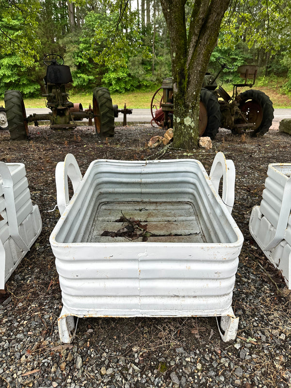 Reclaimed Painted Steel Factory Bins GA20126